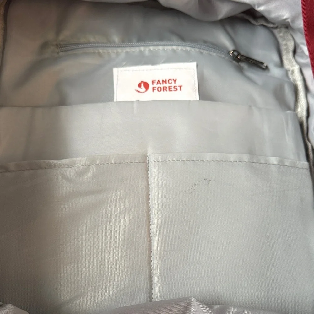 Kali Fancy Forest Red Backpack for Women - Picture 5 of 11